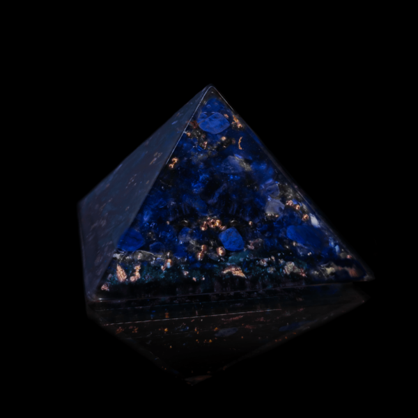 Orgonit Pyramide Blau "Third Eye"