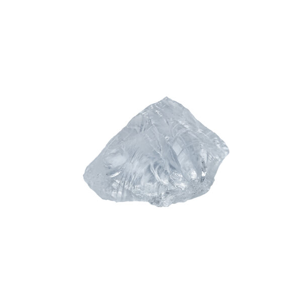Milchig-opaker Girasol Quarz mit definierten Kristall-Adern.