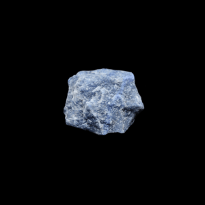 Ein blaue Aventurin Kristall. Die Struktur des Steins ist gut zu erkennen.