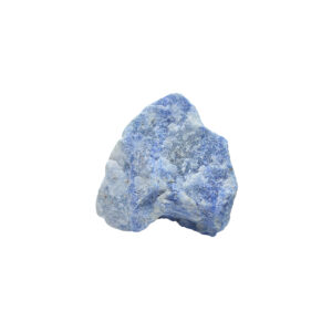 Roher blauer Aventurin Kristall in intensiver Farbe.