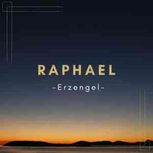 Text mit der Beschriftung "Erzengel Raphael". Symbolbild für einen Erzengel-Artikel.