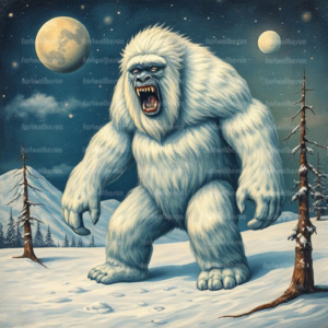 Illustration Fabelwesen "Yeti 6"