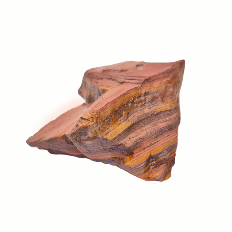 Sunset-Jaspis Rohstein