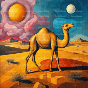 Illustration Stockfoto - Dromedar