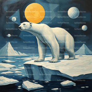 Illustration Stockfoto "Eisbär 1"