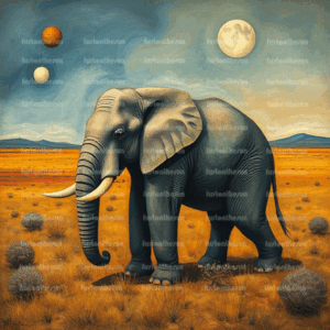 Illustration Stockfoto - Elefant