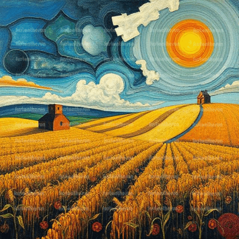 Abstrakte Illustration - Kunstwerk zum Download als Stockfoto. Auf dem Produktbild ist ein Wasserzeichen.