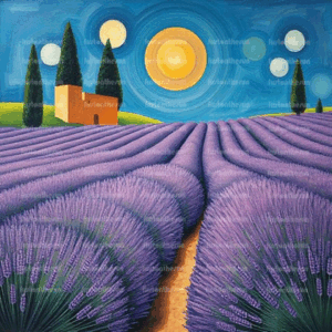 Illustration Stockfoto "Lavendel 1"