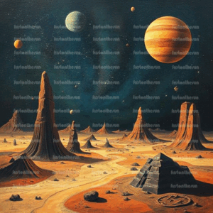 Illustration Stockfoto – Mars
