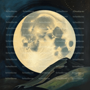 Illustration Stockfoto – Mond