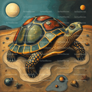 Illustration Stockfoto – Schildkröte