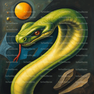 Illustration Stockfoto – Schlange