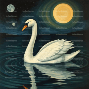 Illustration Stockfoto – Schwan 2
