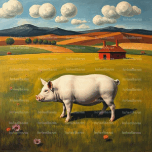 Illustration Stockfoto "Schwein 1"