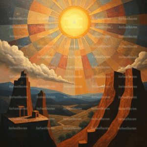 Illustration Stockfoto – Tal