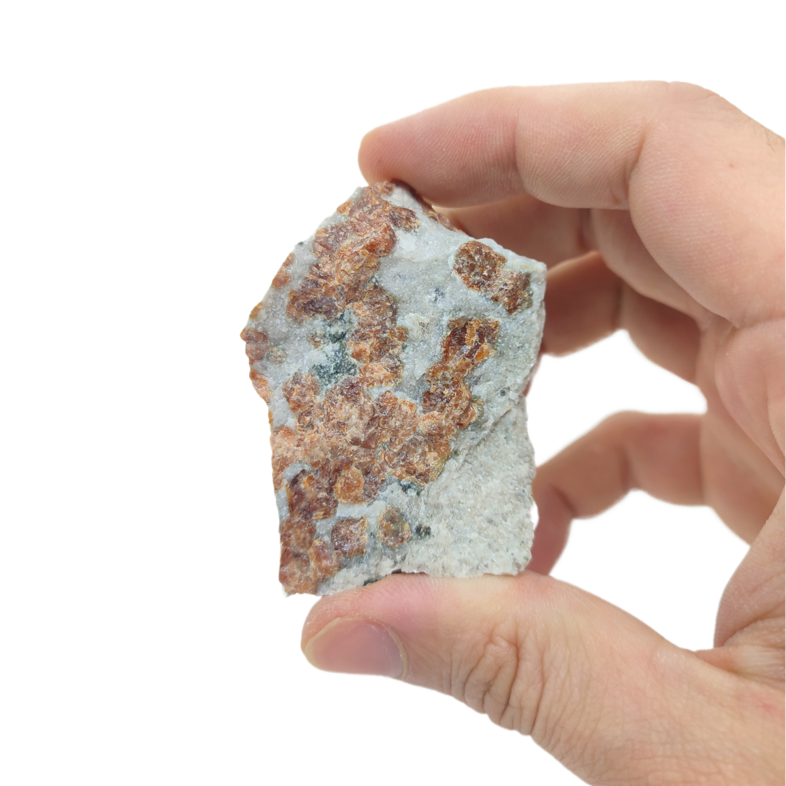 Ein Granat in Matrix Stein