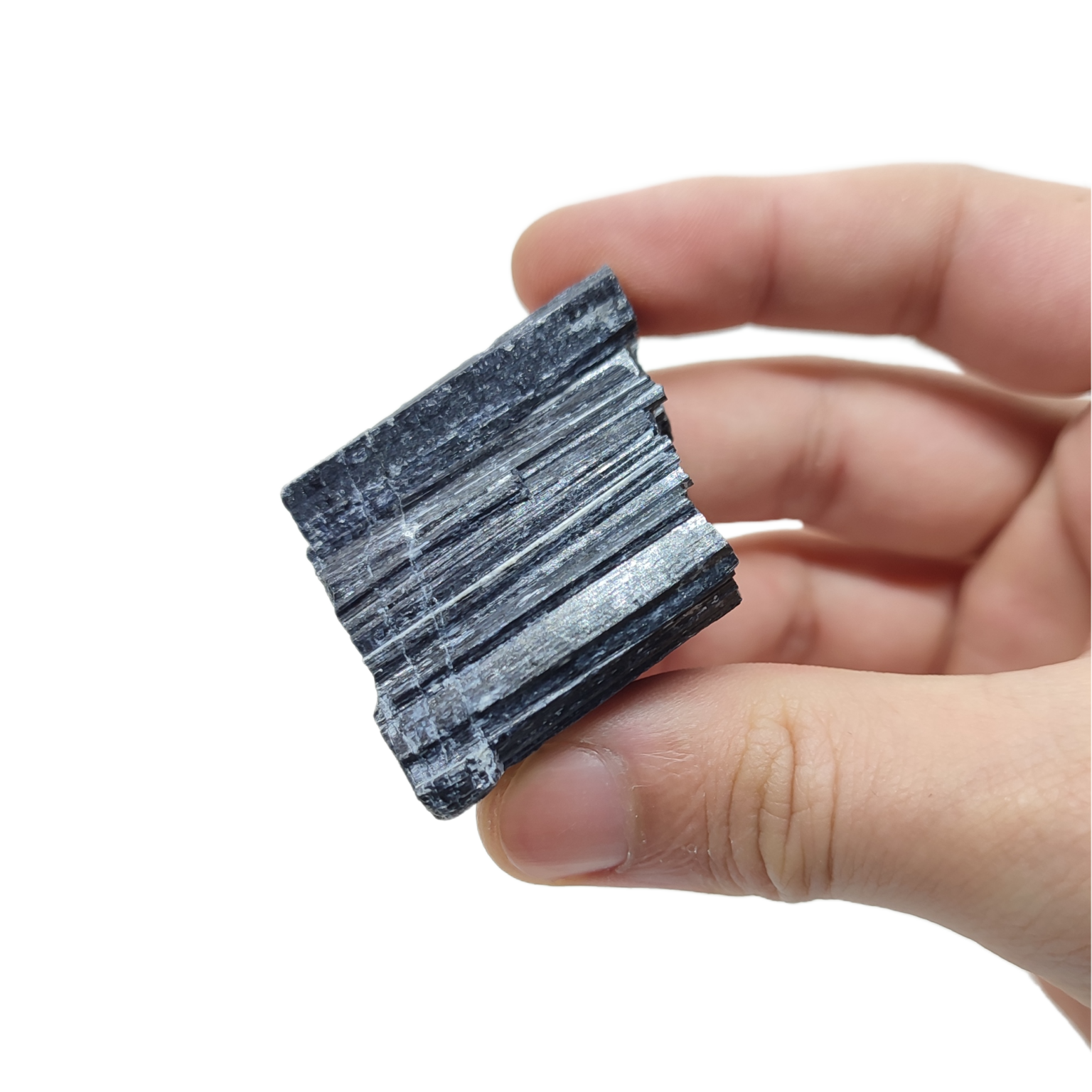 Schwarzer Turmalin Rohstein