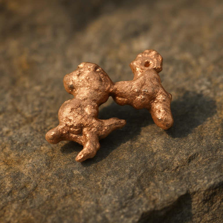 Kupfer Nuggets [3 Stück] Schamanismus & Wurzelchakra Öffnung